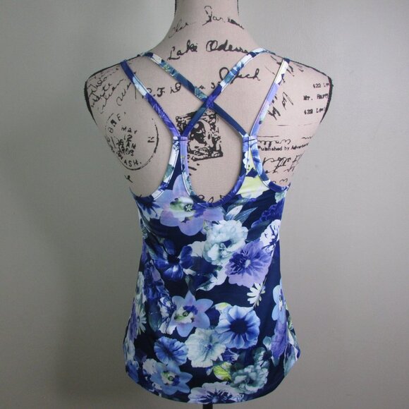 Old Navy Active Tank Top XS Loose Fit Floral - Picture 8 of 11